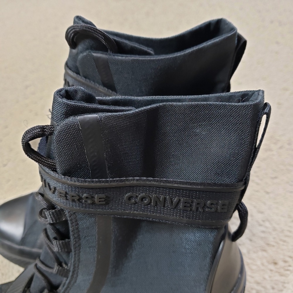 Converse Boots Women 9.5 Black GR82 Chuck Taylor All Star Chunky Grunge Military - Picture 3 of 12